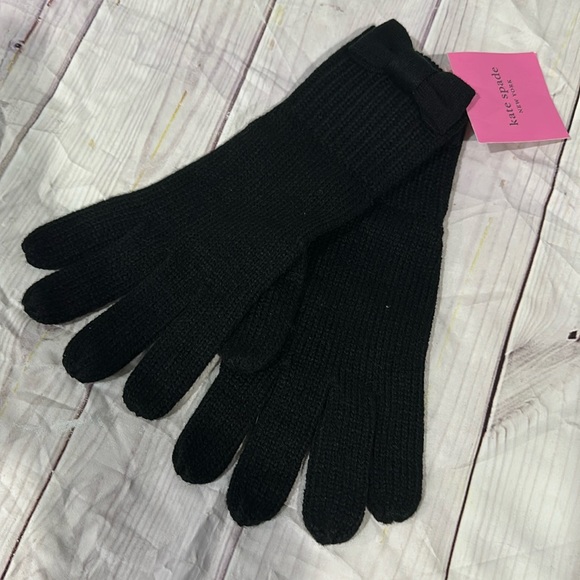 Kate Spade Women’s Gloves Mittens Black One size - Picture 2 of 7